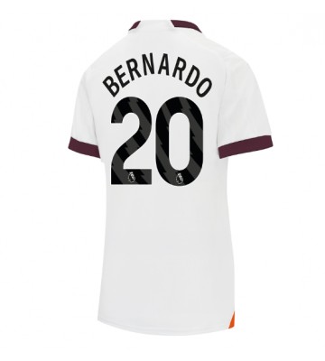 Manchester City Bernardo Silva #20 Bortatröja Kvinnor 2023-24 Kortärmad